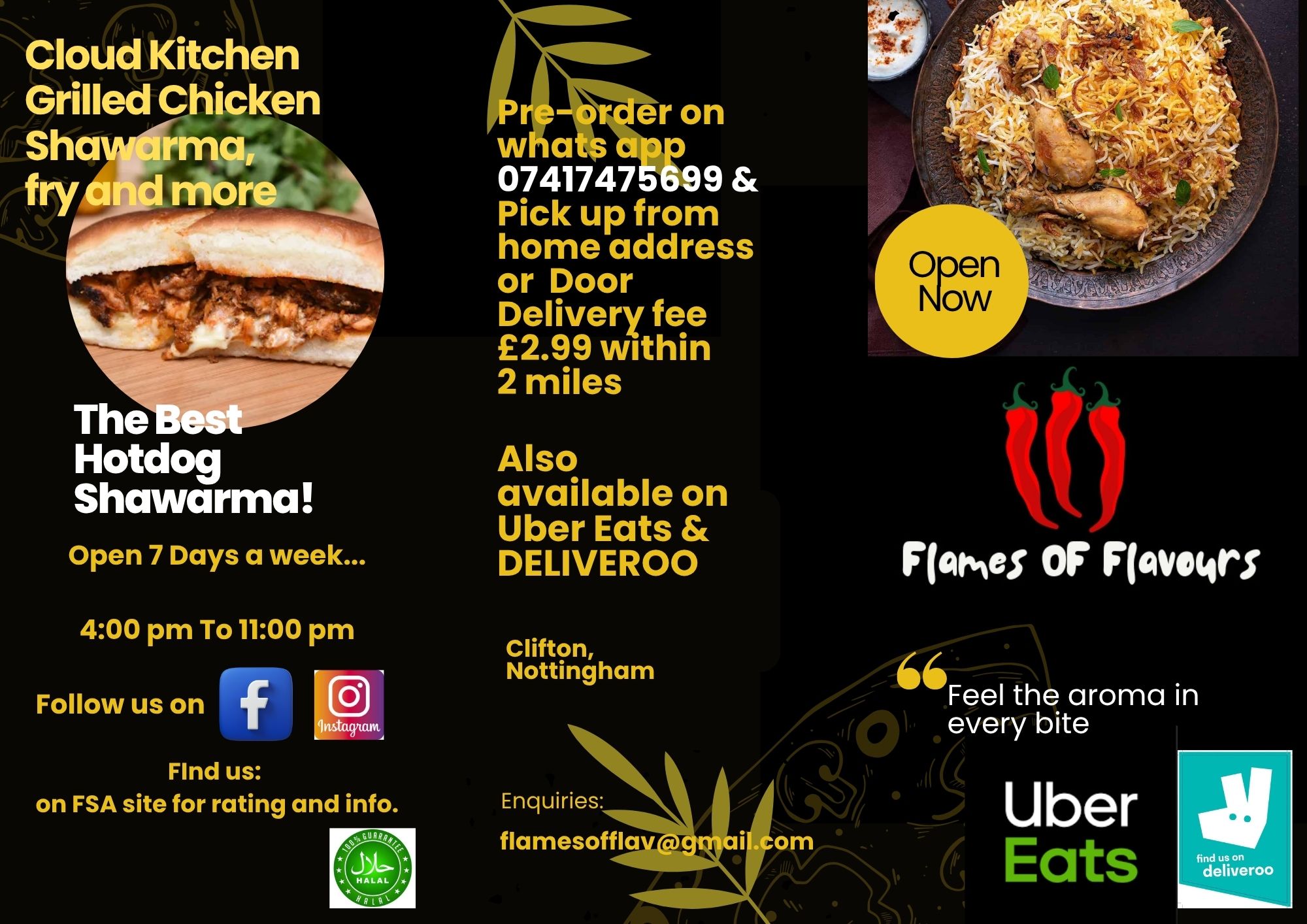 Photo of Flames Of Flavours - 43 Dungannon Rd, Nottingham NG11 9BE